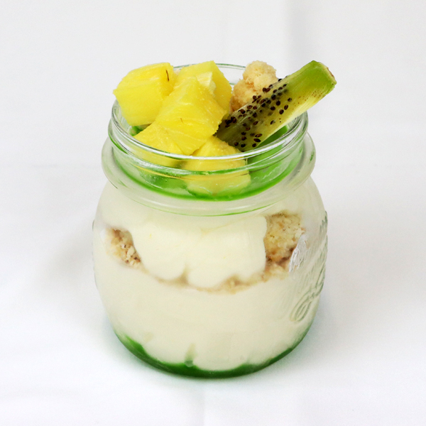 Jar ice Cream Kiwi and pineapple